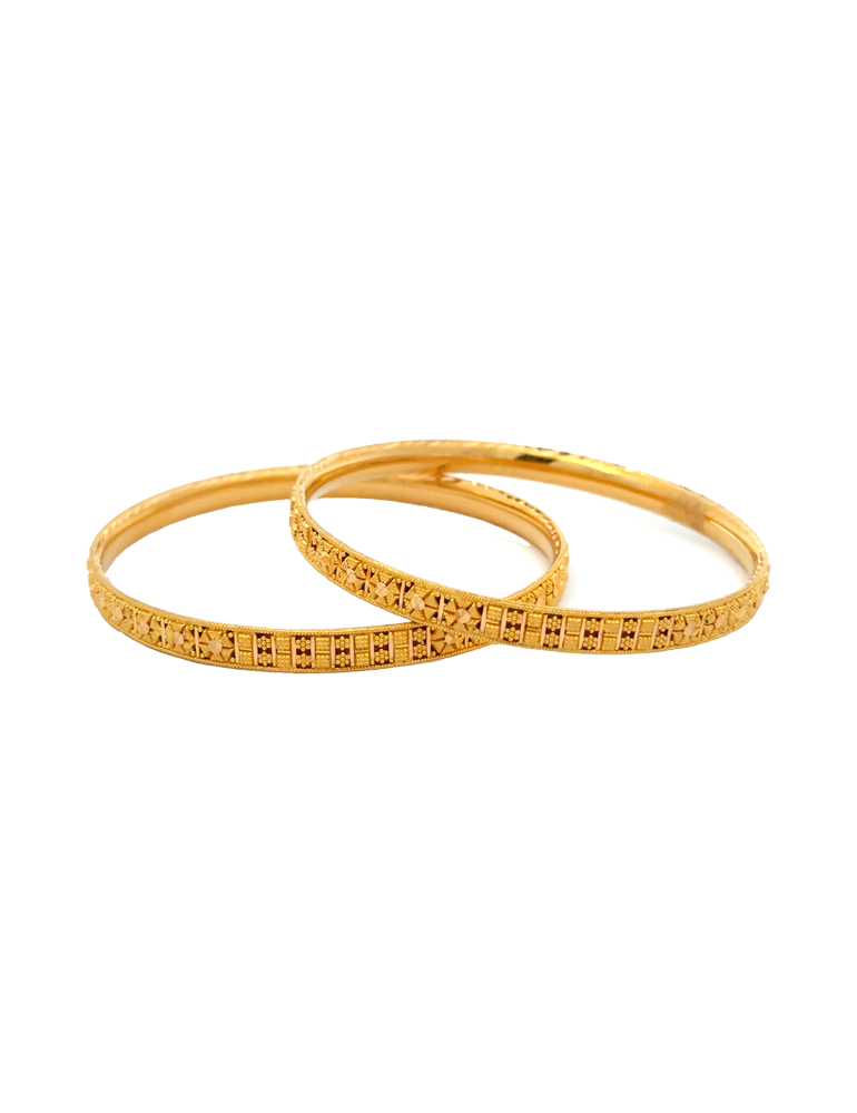 Gold Bangle 22 Karat - Set Of 4