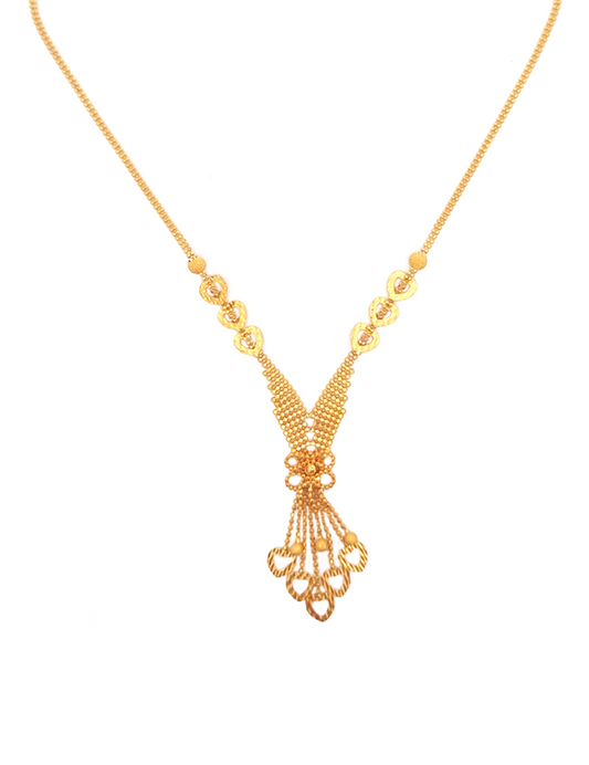 22 KT Yellow Gold Set With Earrings