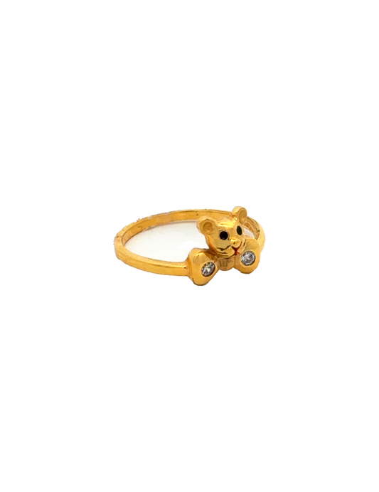 Gold Baby Ring 22 Karat
