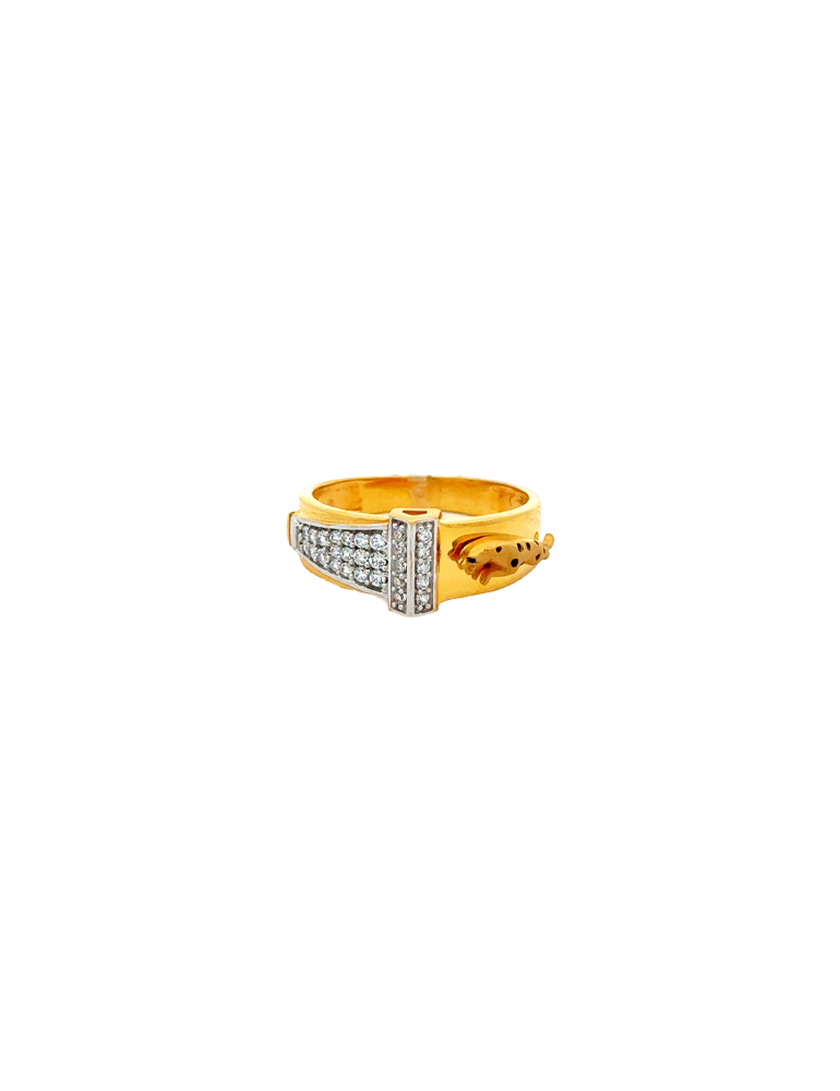 Fierce Jaguar Gold Ring