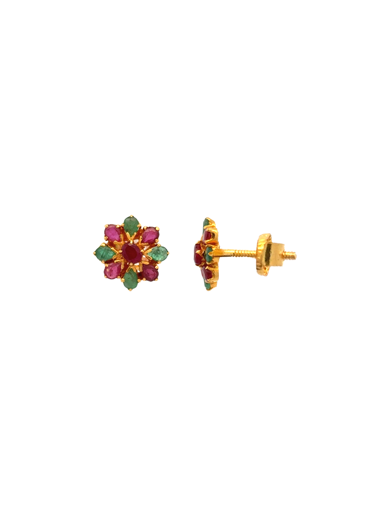 Gold Earrings 22 Karat