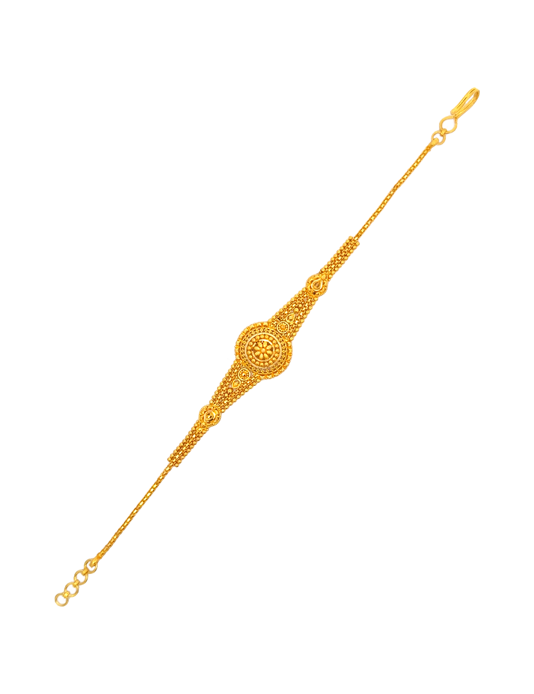 Gold Men's Bracelet 22 Karat