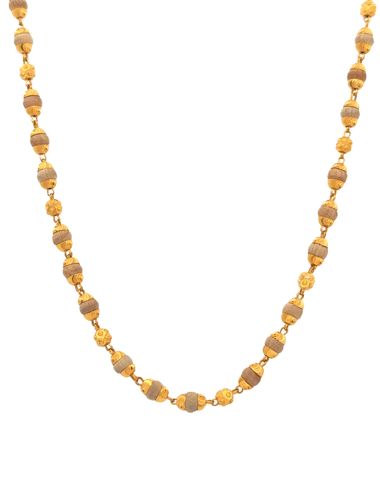 Gold Tulsi Mala - 22 Karat