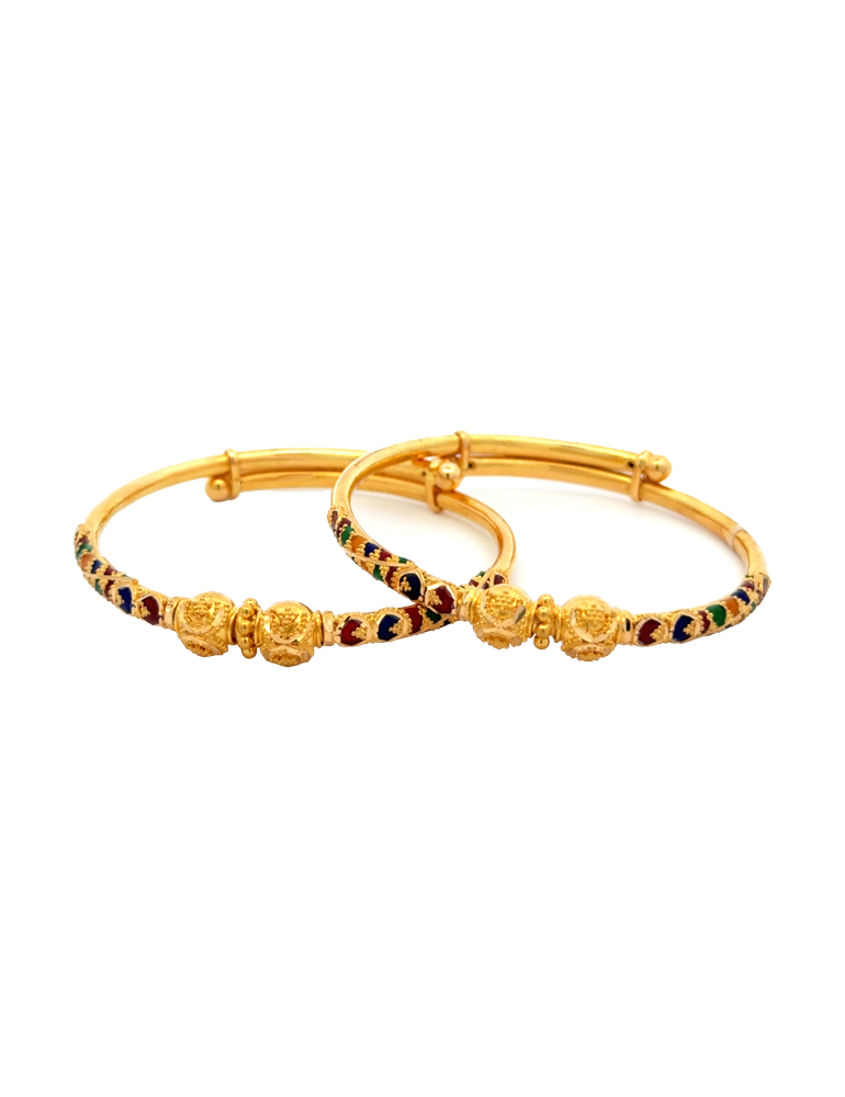 Gold Kid's Bracelet - 22 Kt