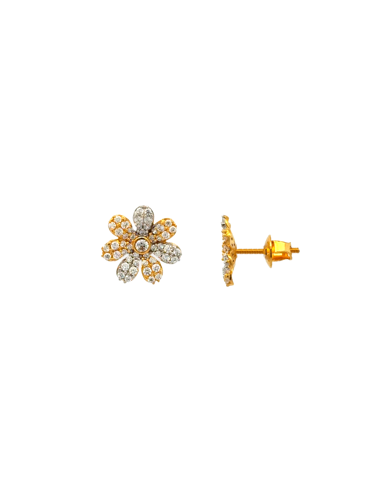Beautifull Gold Earrings - 22 Kt