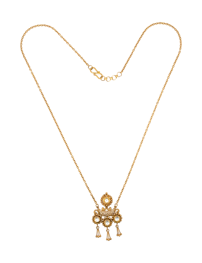 Tarashree Heritage Pendant - 22 Kt