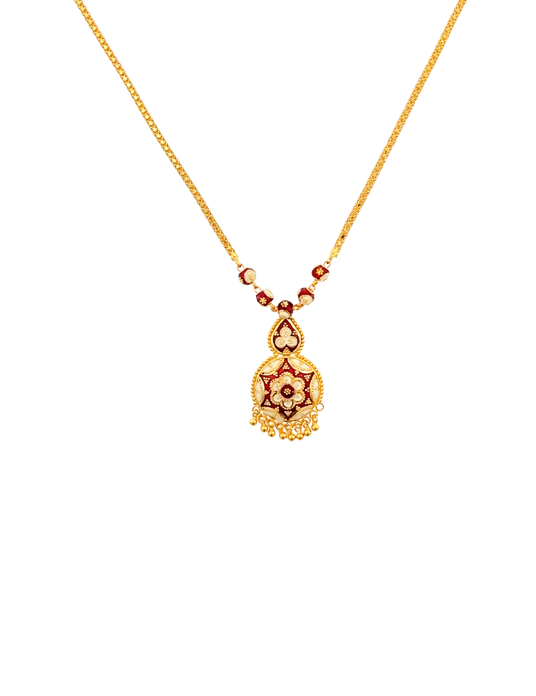 Raktima Reverie Necklace Set - 22 Karat