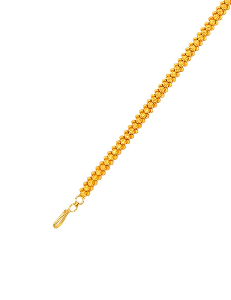 Golden Symphony Bracelet - 22 Karat