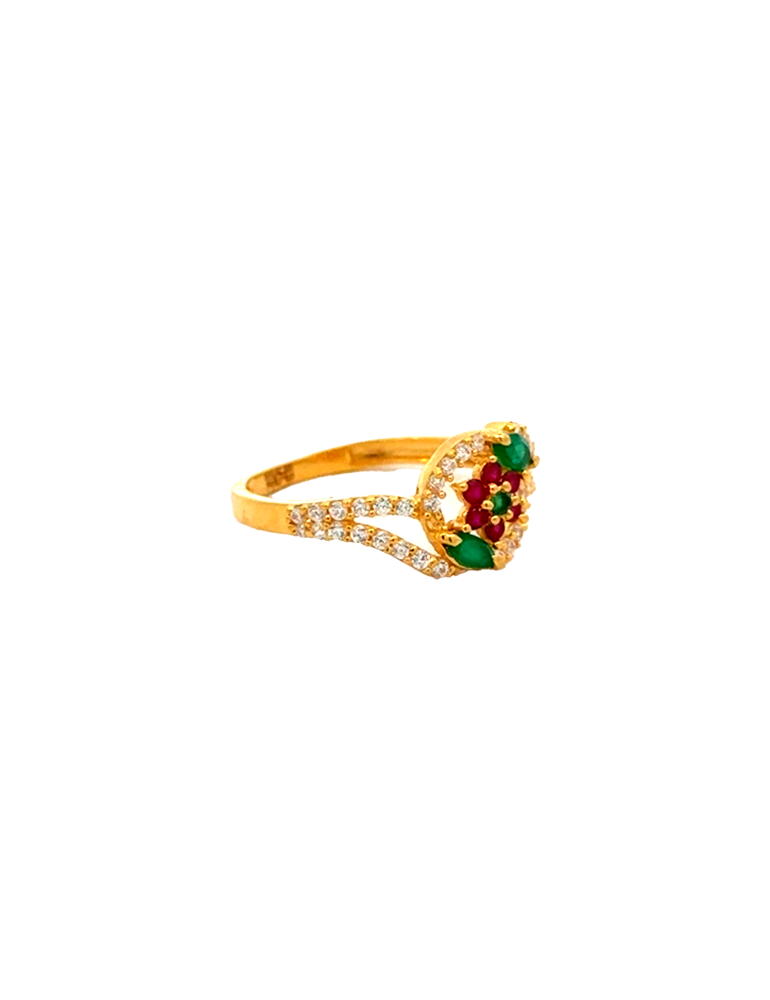 Gold Women's Ring - 22 Kt