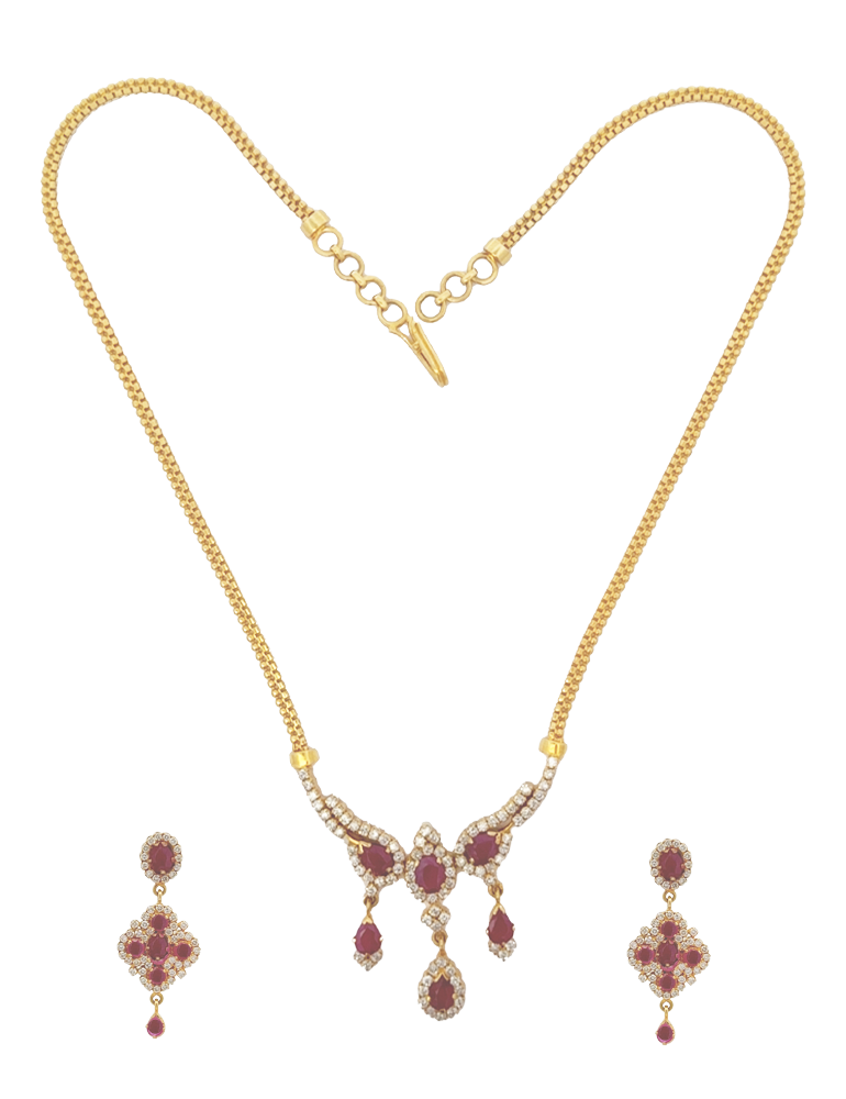 Diamond Necklace - 18 Karat