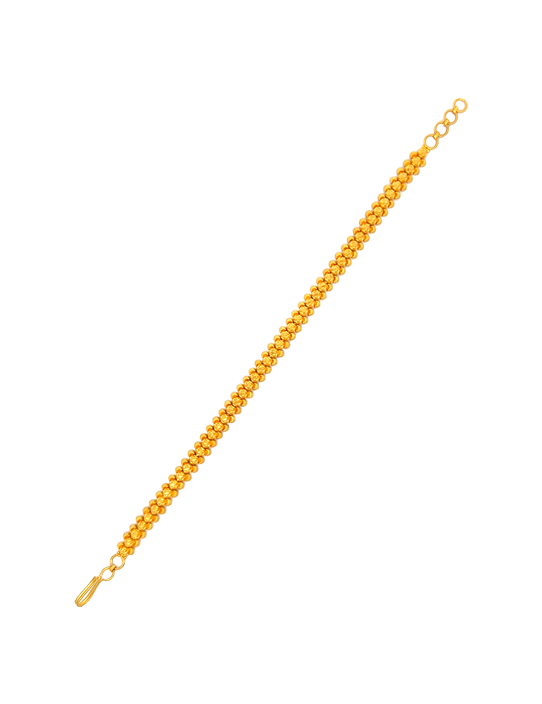 Golden Symphony Bracelet - 22 Karat