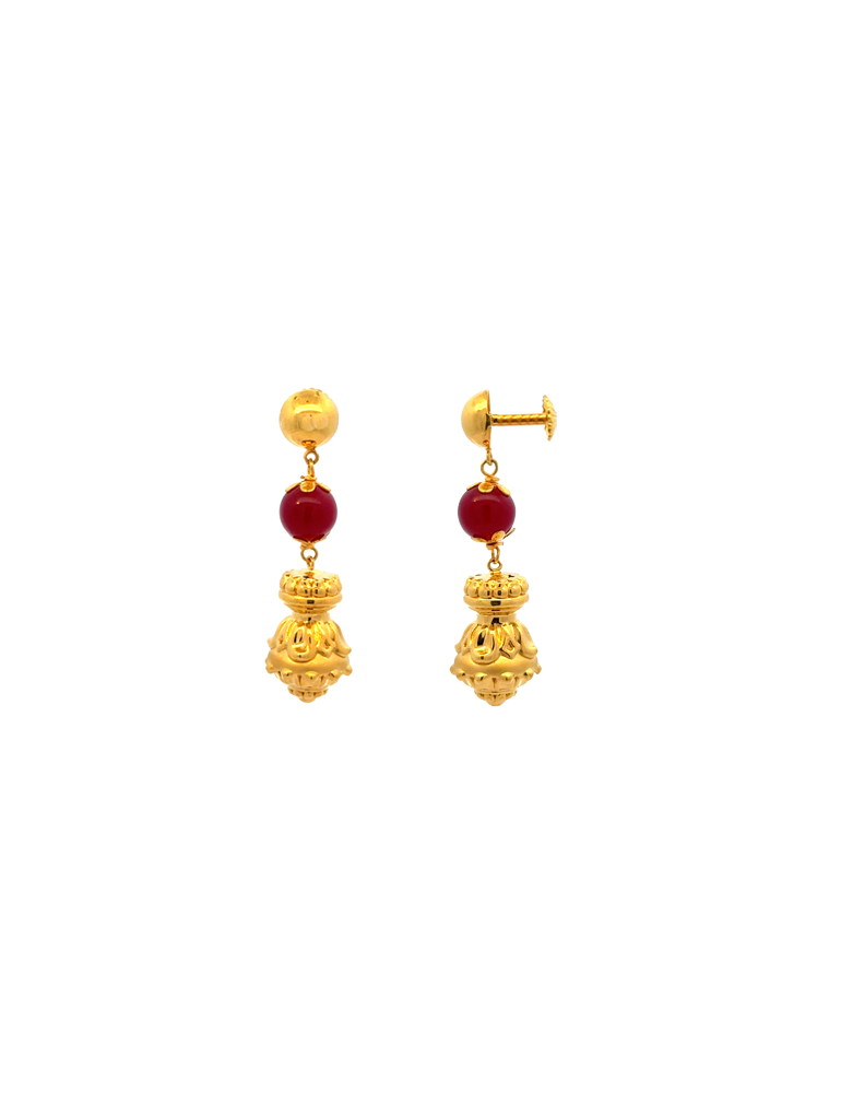 Gold Earrings 22 Karat