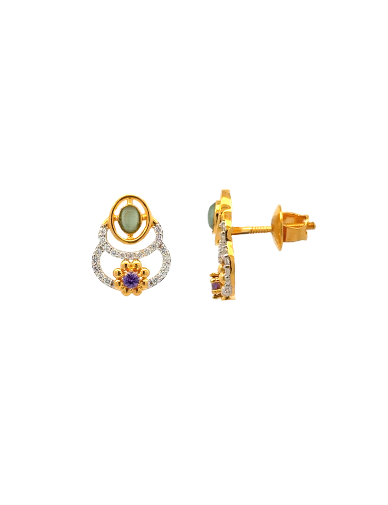 Gold Earrings 22 Karat
