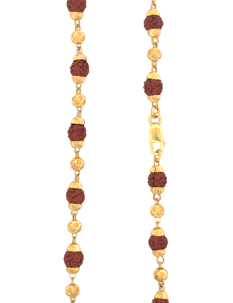 Rudraksha Mala - 22 Karat