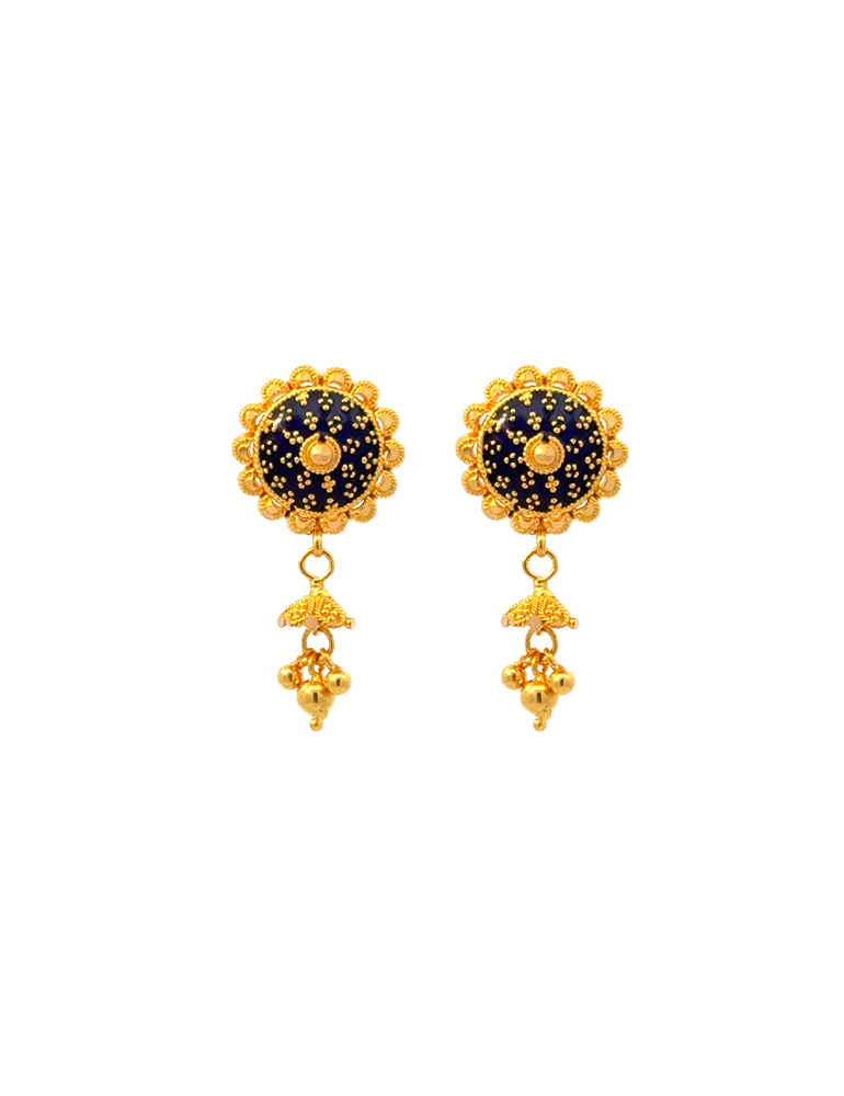 Gold Earrings 22 Karat