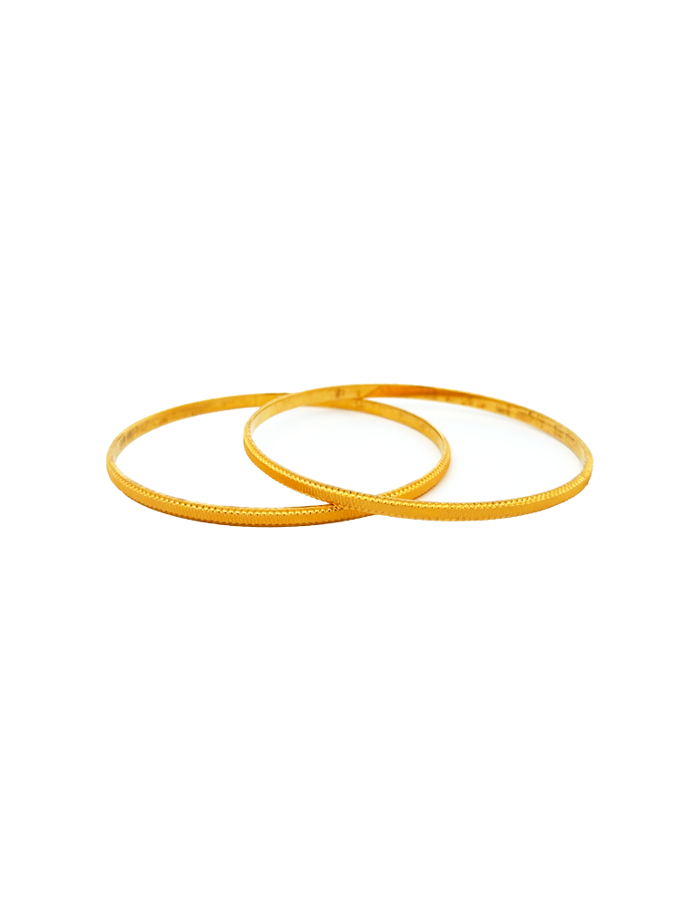 Gold Bangle 22 Karat set of 2