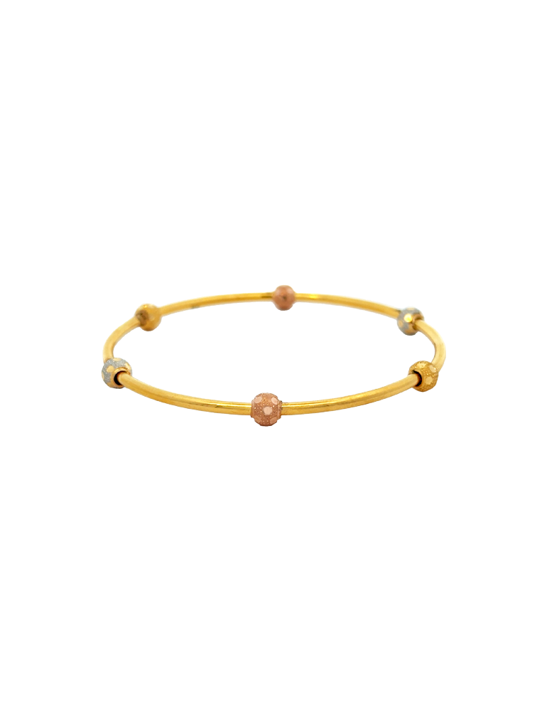 22 Kt Gold Bangles - Set of 2