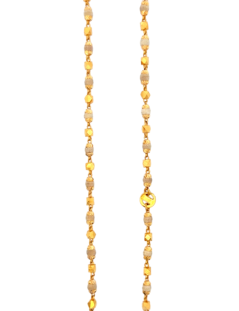 Gold Tulsi Mala - 22 Karat