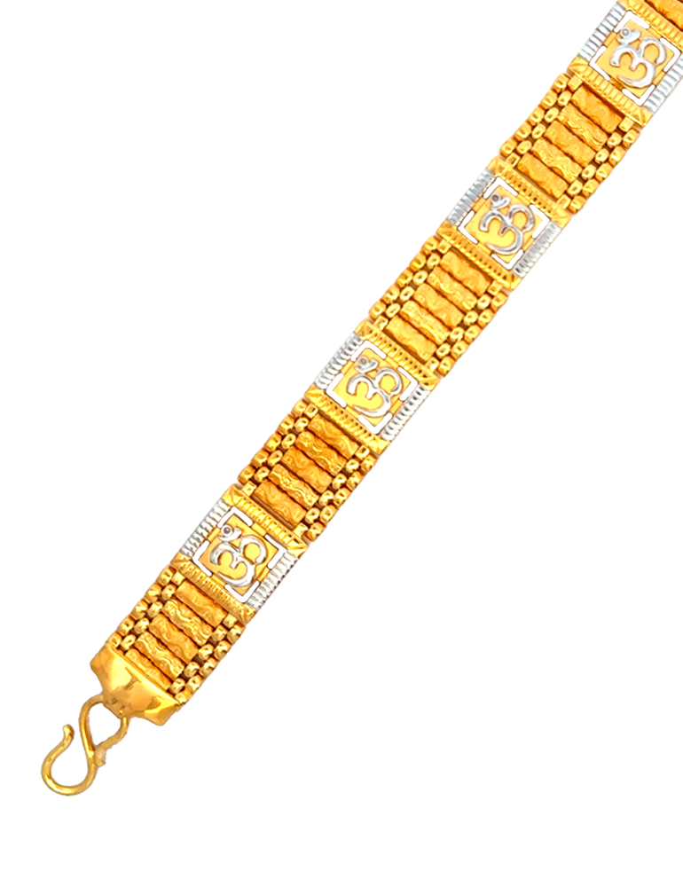 Gold Men's Bracelet 22 Karat
