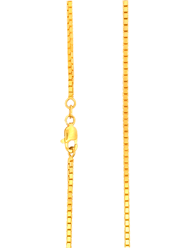 Gold Box Chain - 22 Karat