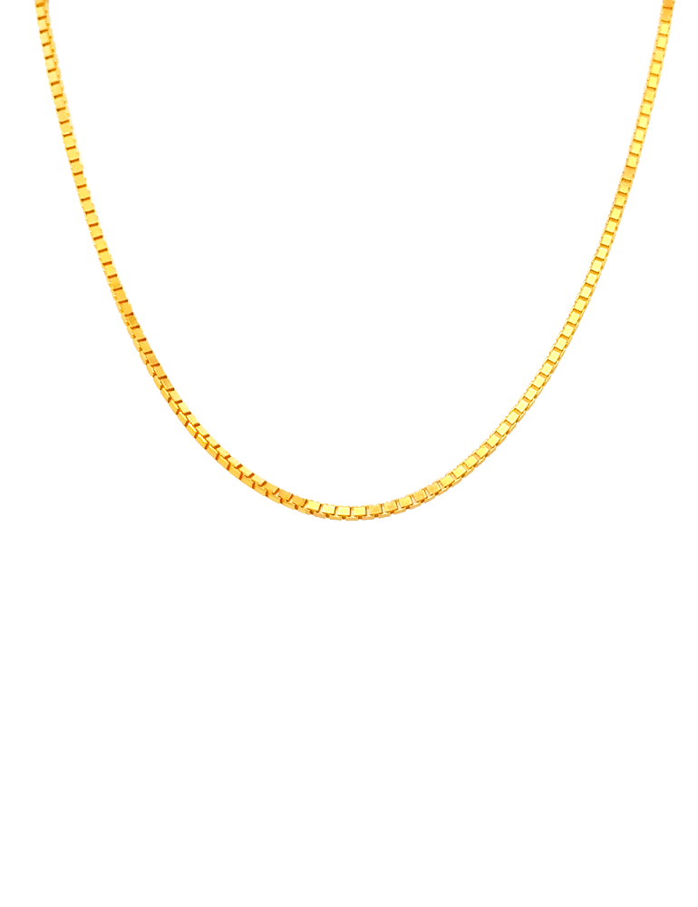 Gold Box Chain - 22 Karat