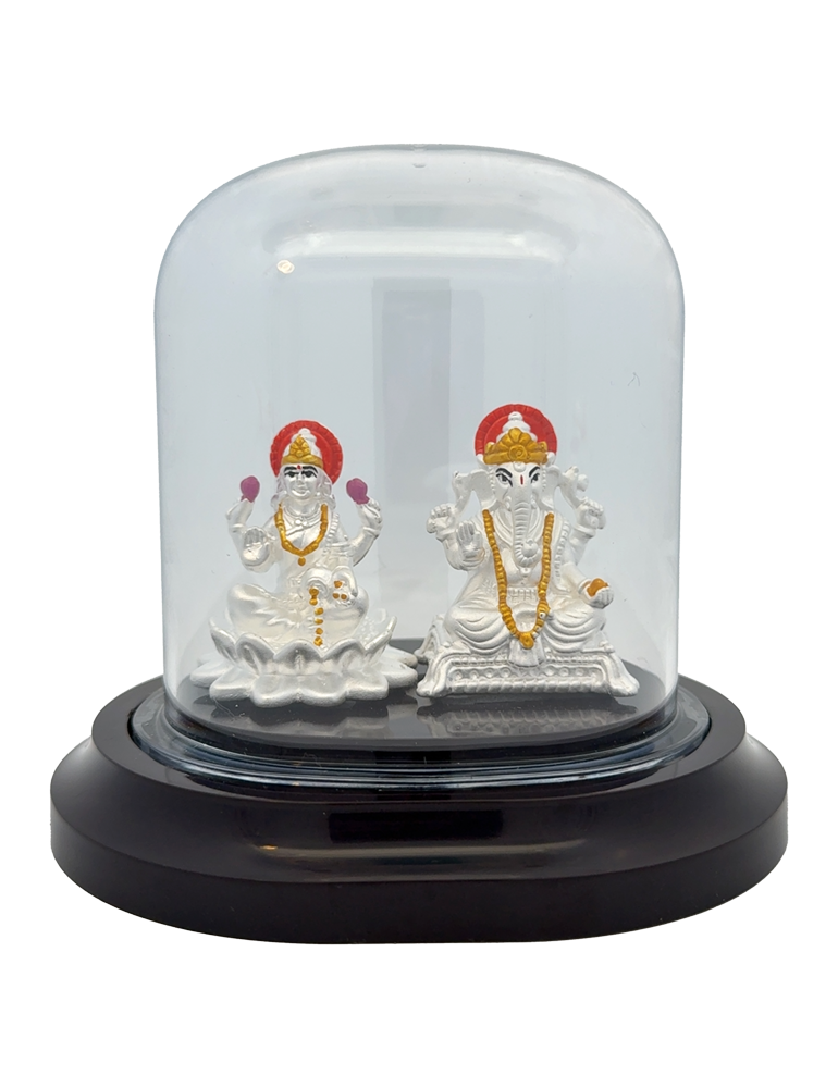 Lakshmi - Ganesh Idol (999 Fine Silver)