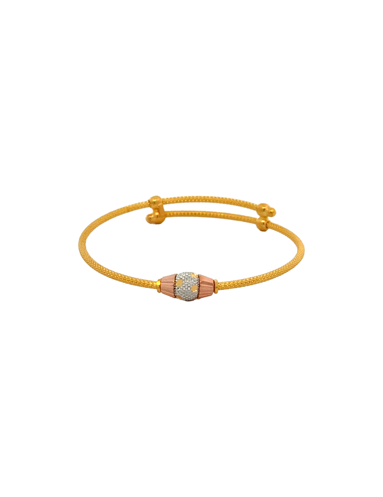 Gold Baby Bangles 22 Karat