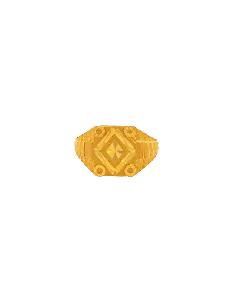 Gold Men's Ring 22 Karat