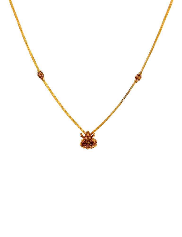 Lakshmi Darshan Gold Necklace - 22 Kt