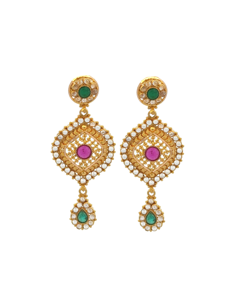 Gold Earrings 22 Karat