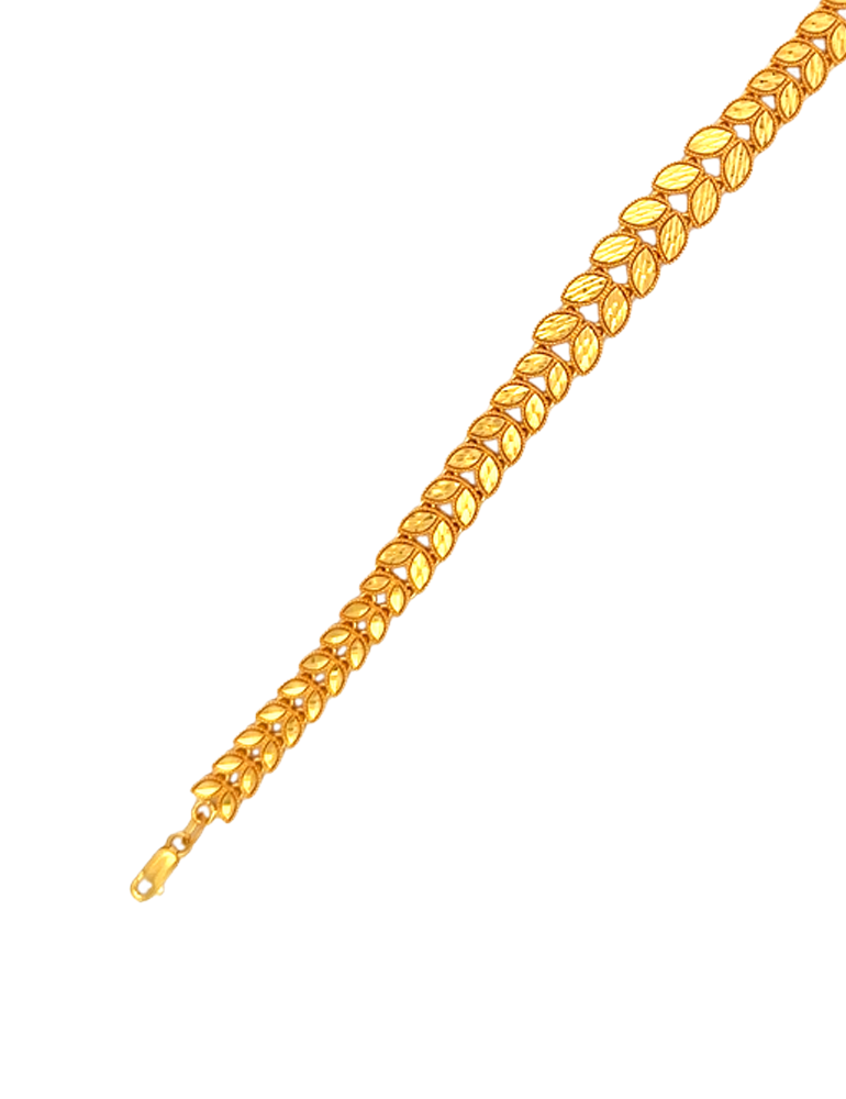 Kanakleaf Gold Bracelet 22 Karat