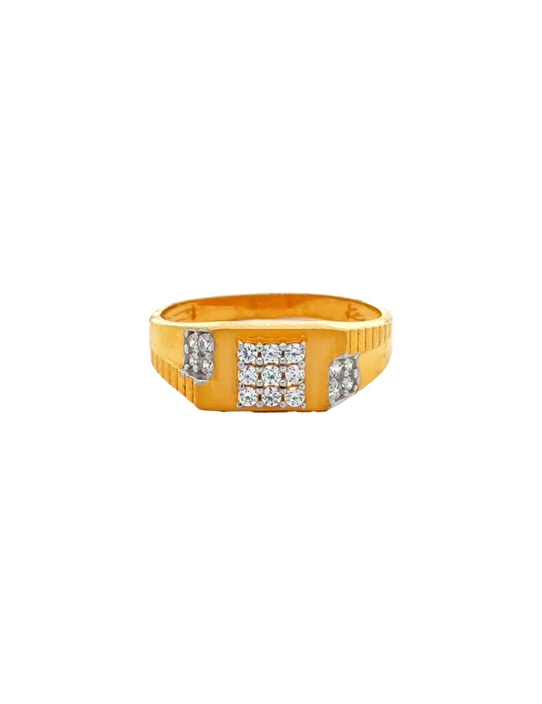 Gold Men's Ring 22 Karat