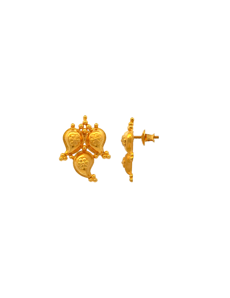 Gold Earring - 22 Karat