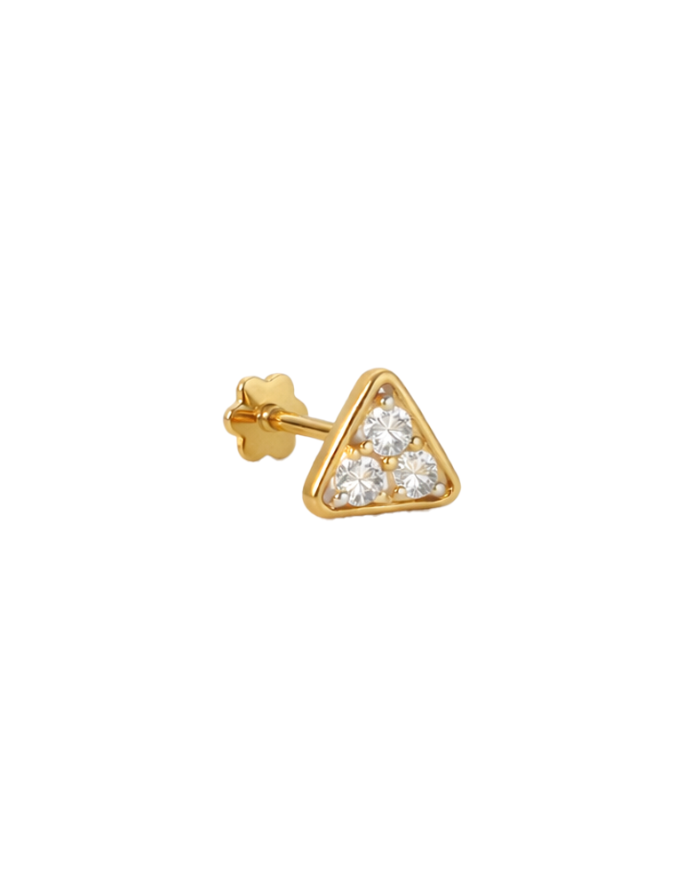 Diamond Nose Pin 18 Karat