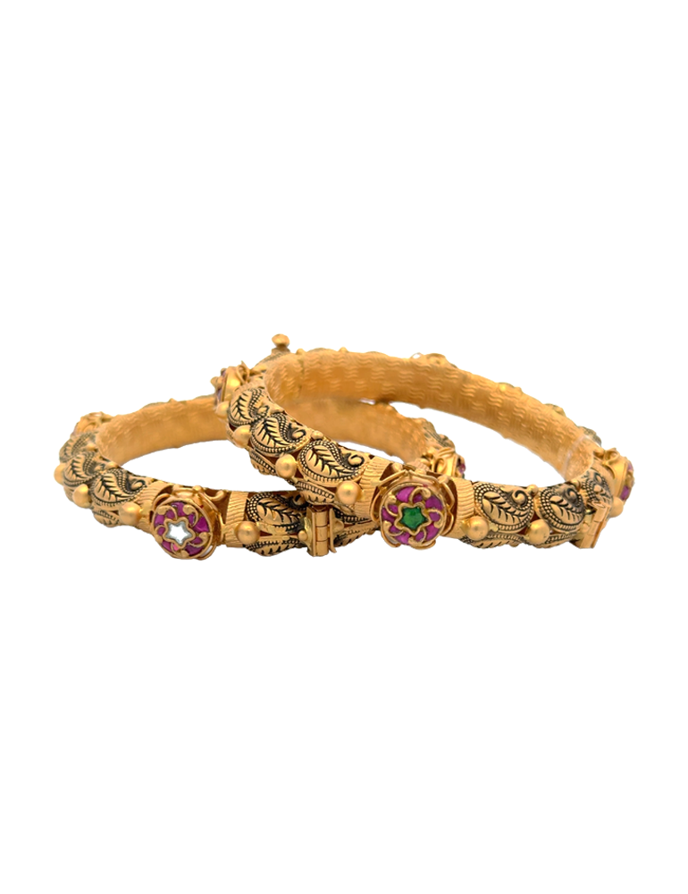 Gold Bangle 22 Karat - Set of 2