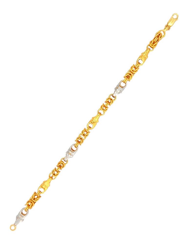 Prestige Twist Gold Bracelet - 22 Karat