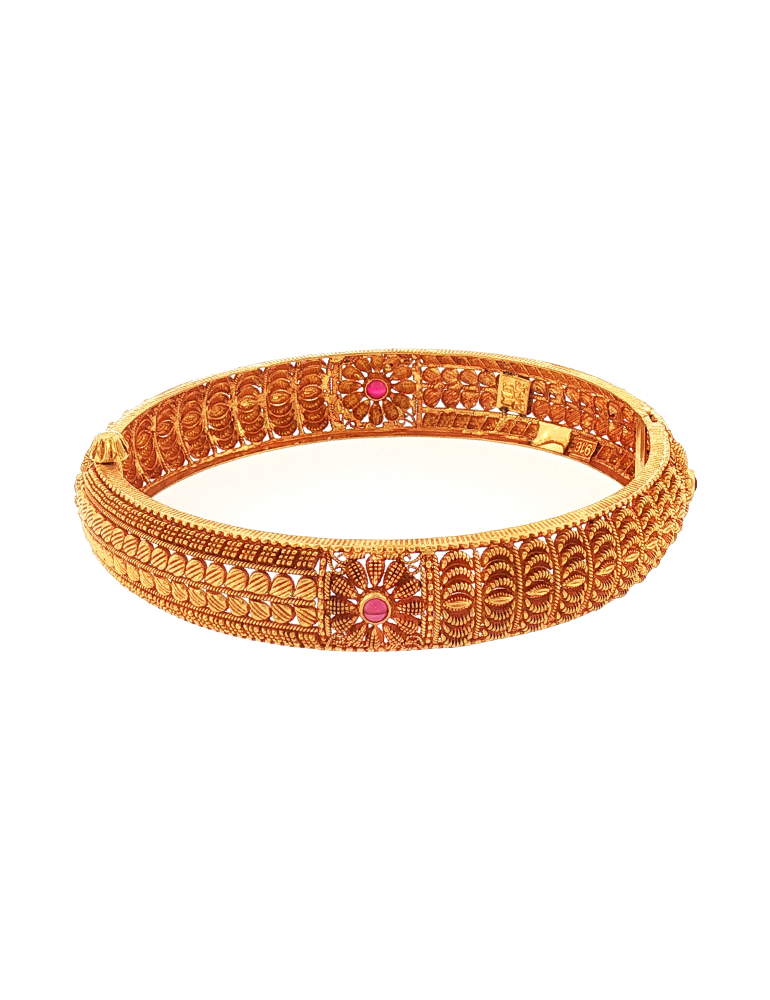 Pushkaraj Heritage Bangles 22K - Set of 2