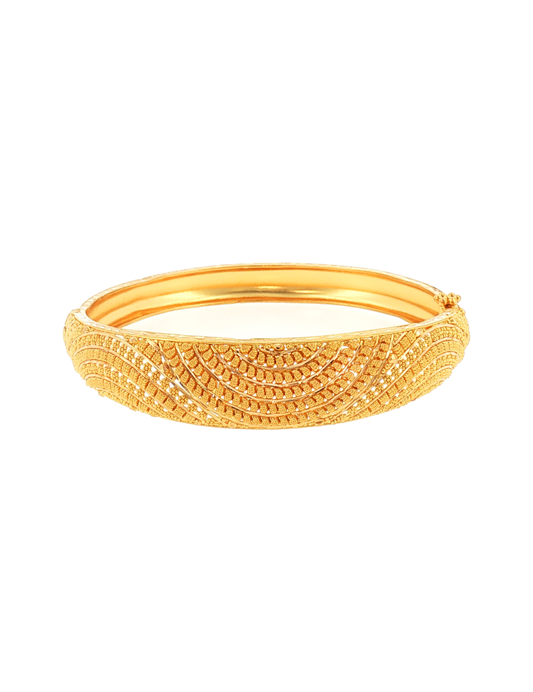 Meghrekha Gold Bangles 22K - Set of 2