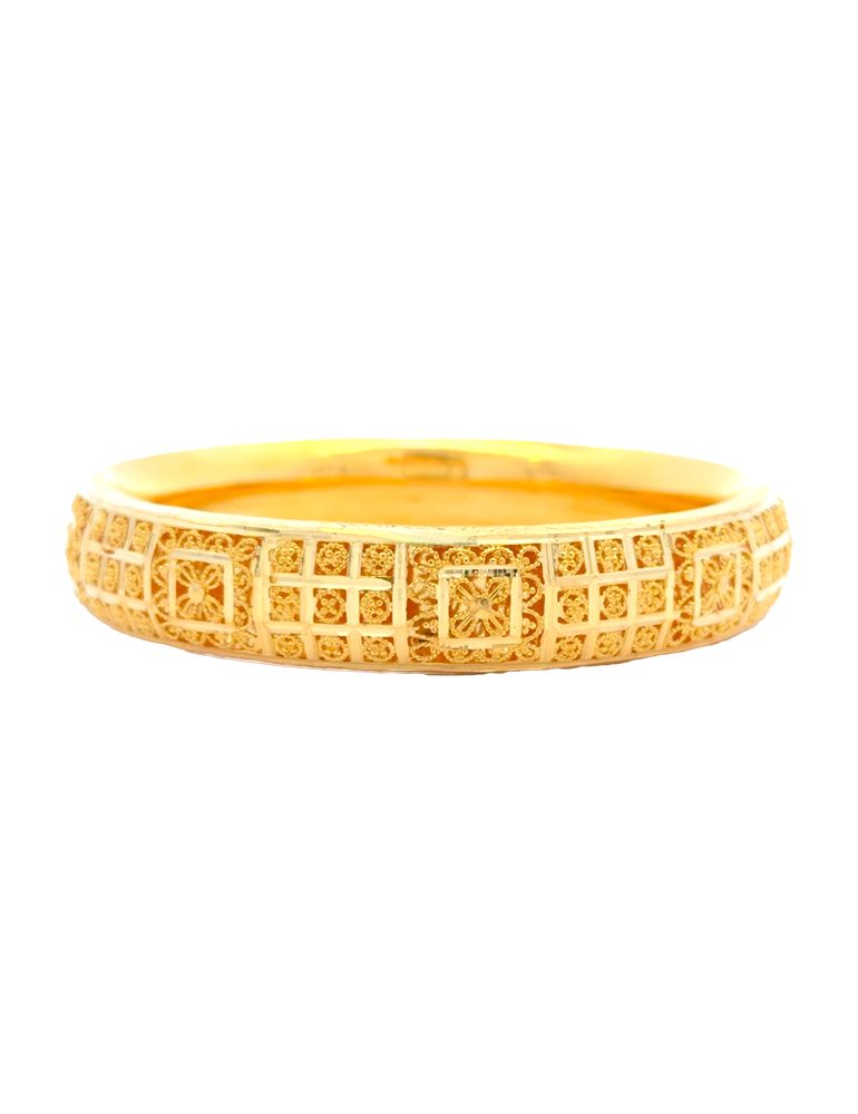 Gold Bangles 22Kt - Set of 2