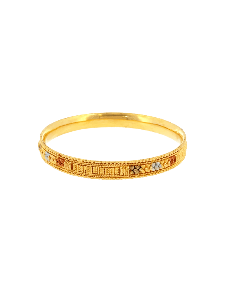 Royal Manuscript Gold Bangles 22kt - Set of 2