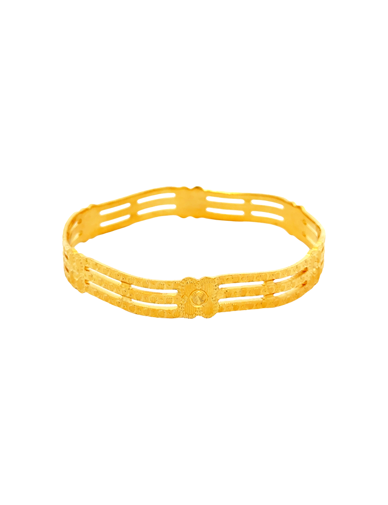 Gold Bangle 22 Karat set of 2