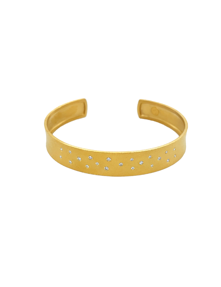 Diamond Bangle Bracelet 14 Karat