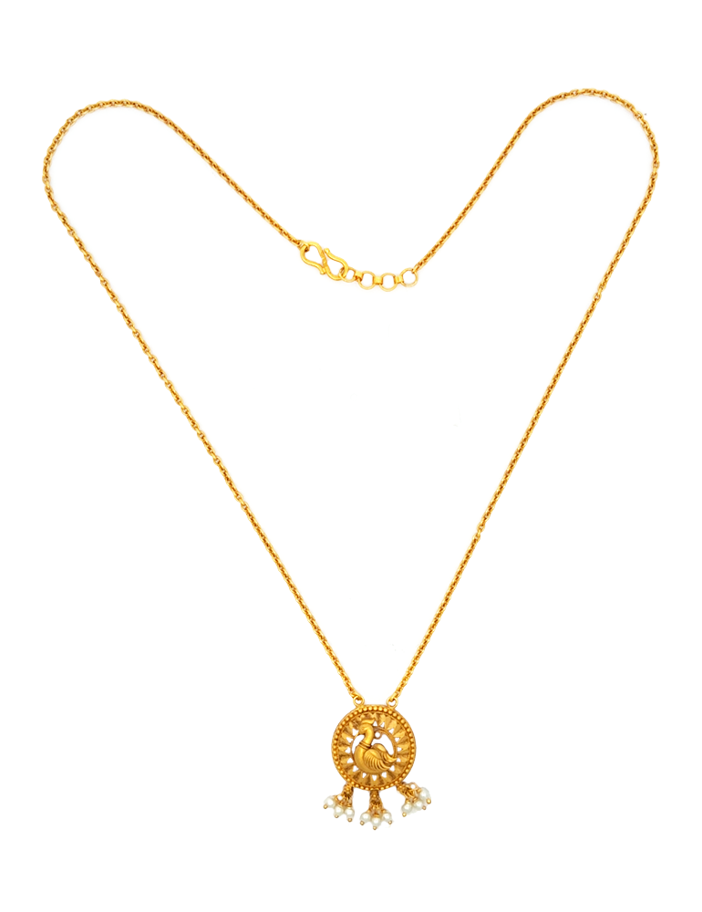 Hansa Pearl Necklace - 22 Kt
