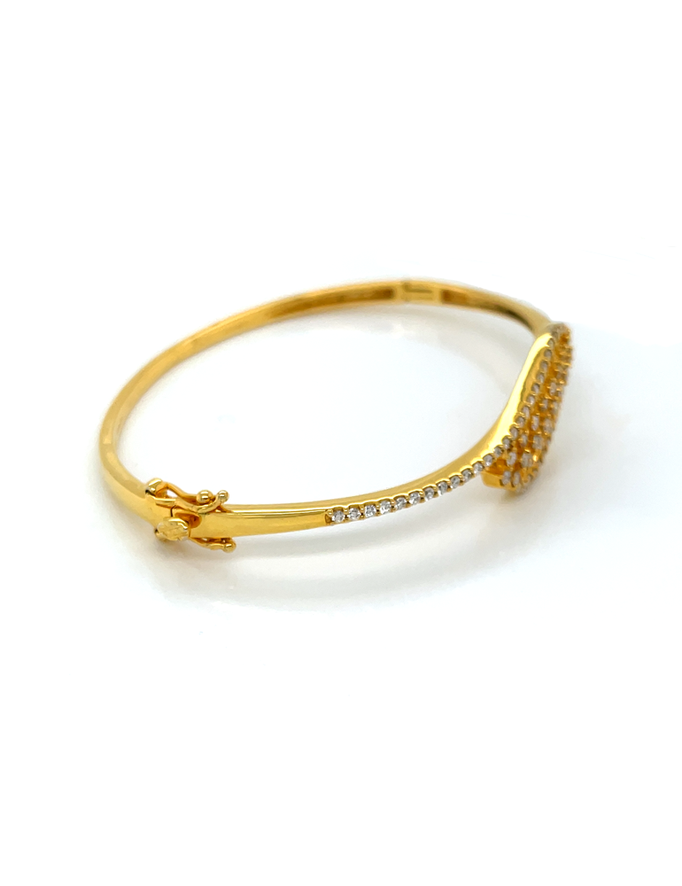 Diamond Bangle Bracelet 18 Karat