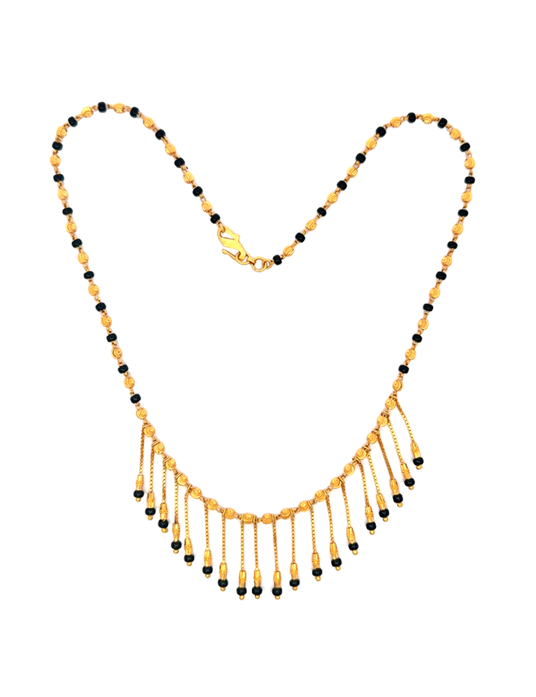 Mangal Jharna Mangalsutra - 22 Karat