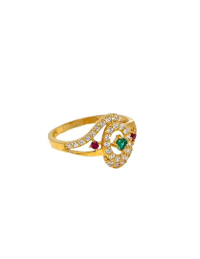Gold Ladies Ring 22 Karat