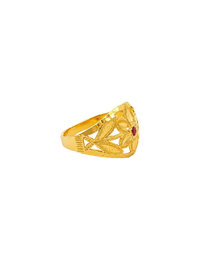 Rosavalli Gold Ring - 22 Karat