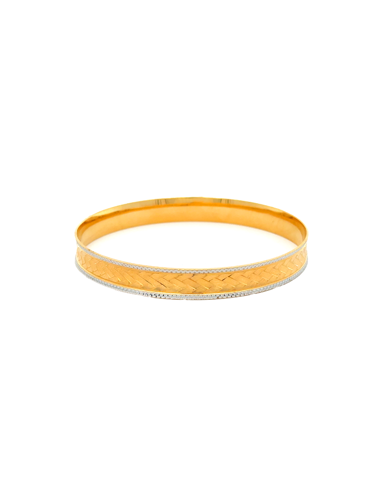22 Kt Gold Bangles - Set of 2