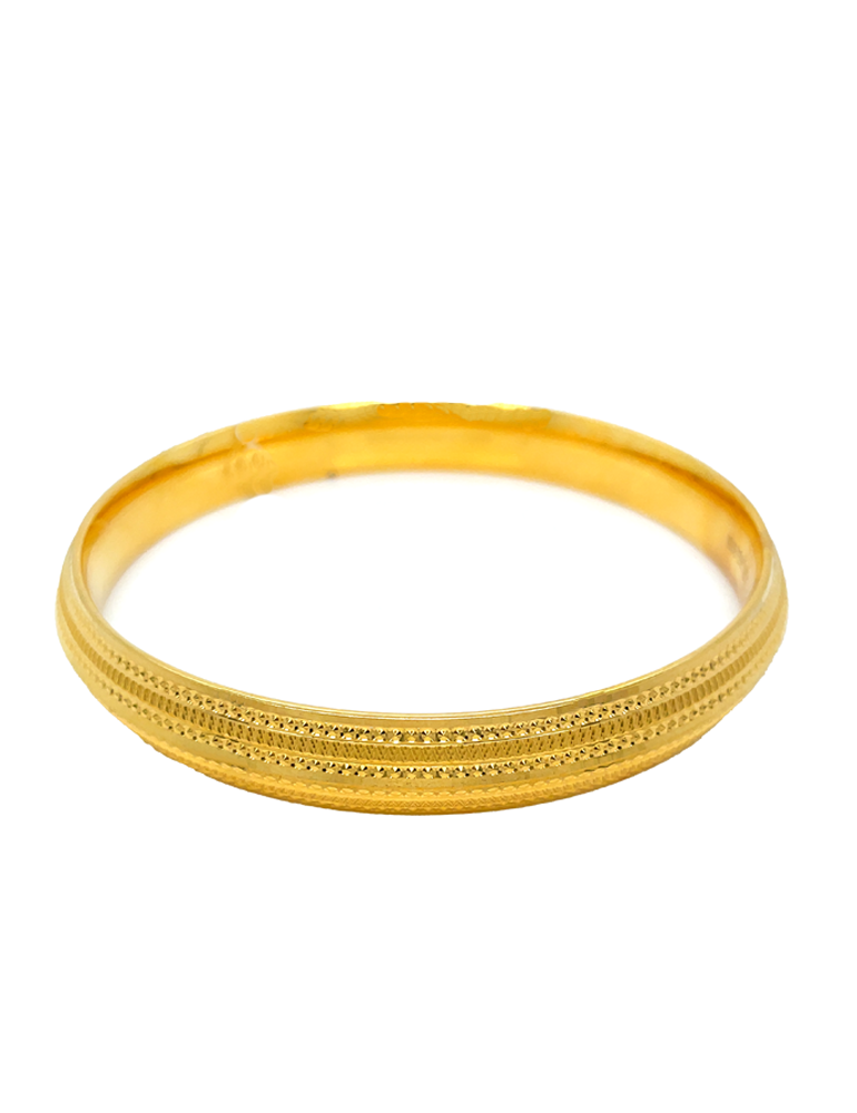 Gold Men's Kada 22 Karat
