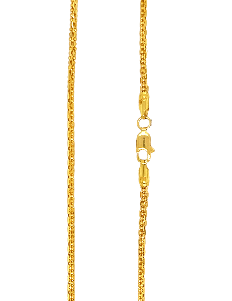 Gold Box Link Precision Chain - 22K